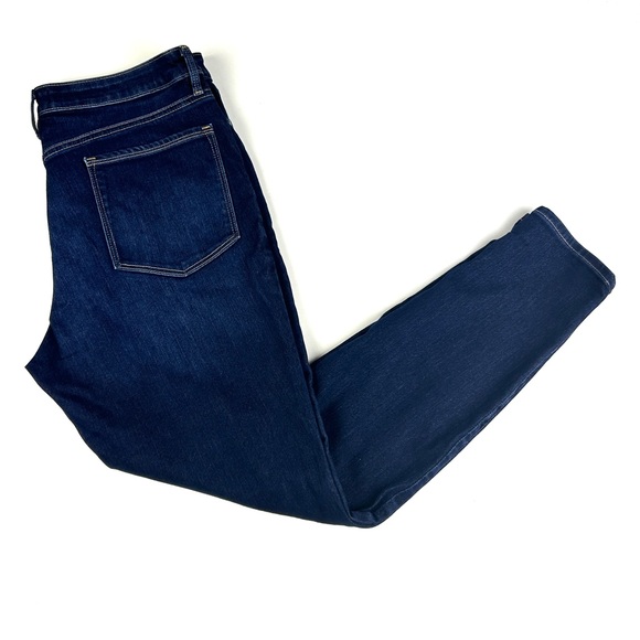 Athleta Sculptek Skinny Blue Jeans - Size 14 Dark Wash Stretch